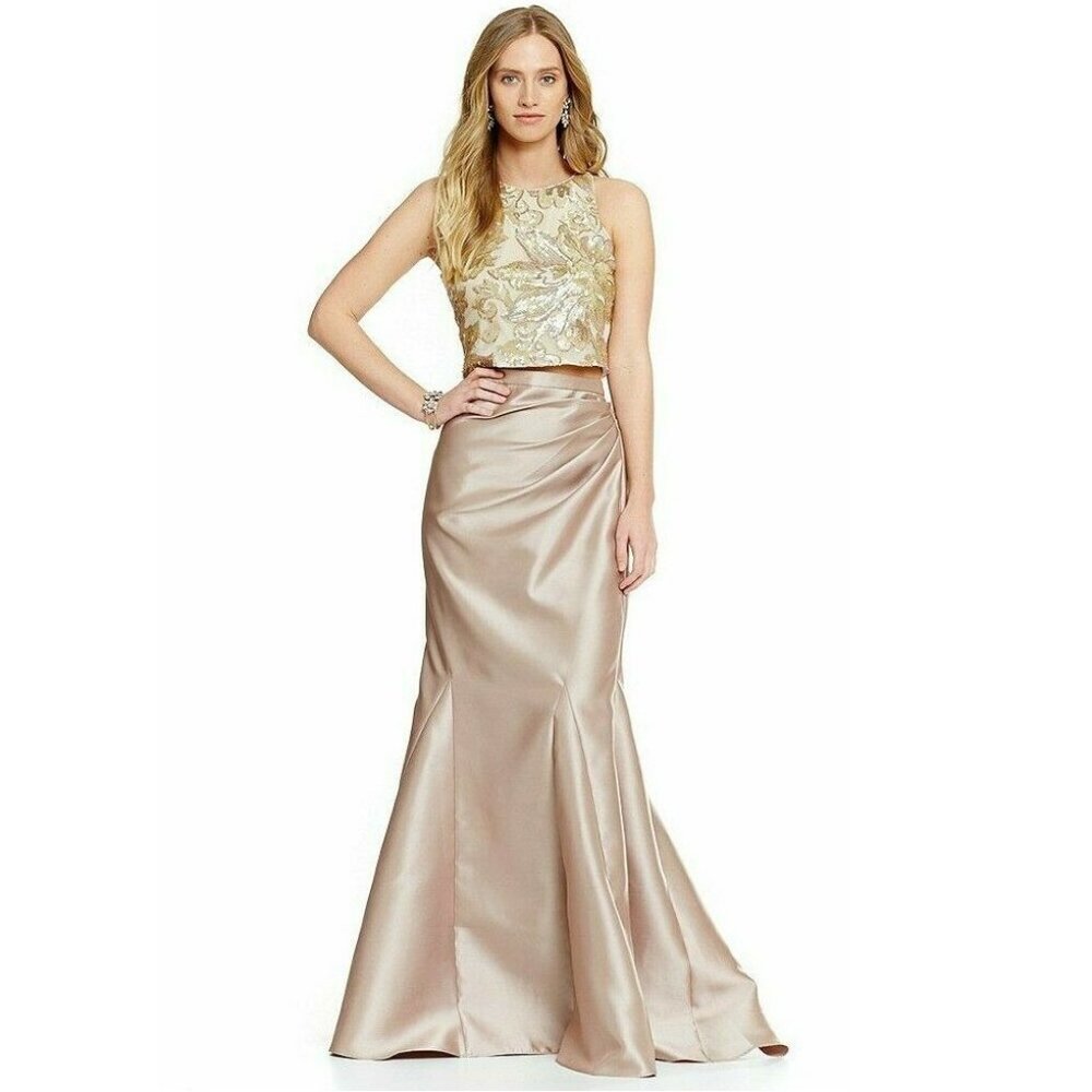 BELLE BADGLEY MISCHKA 'MERCEDES' MERMAID COCKTAIL Women's Skirt Size: 6